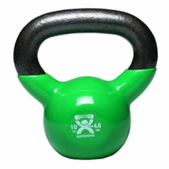 Cando® Kettlebell, Kugelhantel, 4,5 kg, grun