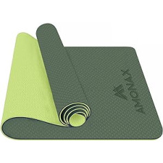 Amonax Yoga Mat Non-Slip Large 6mm Thick Travel Yoga Mat for Women Men Kids Girls Lightweight Outdoor Travel Mat