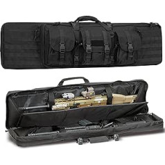 XVBVS mīkstais šautenes futrālis, dubultā ieroču soma zeķēm, taktiskās šautenes mugursoma, ieroču pārnēsāšanas soma, mīkstais bises futrālis, airsoft futrālis, pistoles soma medībām brīvā dabā