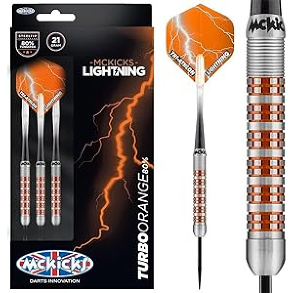 McKicks Turbo Orange 80% Wolfram Steeltip (21 gramas)