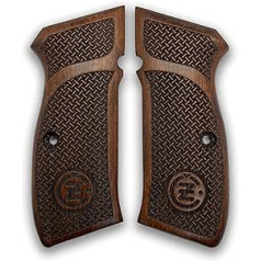 ZIB GRIPS CZ-75 ar rokām izgatavots riekstkoka pistoles rokturis Ars.062