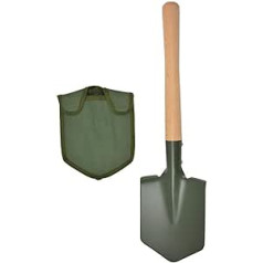 A.Blöchl Field Spade with Wooden Handle and Bag