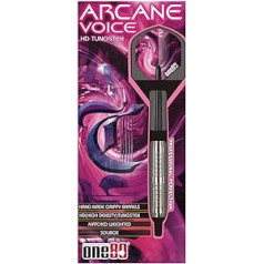 ONE80 Soft-Dartpfeile Arcane Voice Softip 18g, Silber, 6082