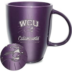 Rico Industries NCAA Western Carolina Catamounts Sunburst Keramiktasse mit Lasergravur, 530 ml