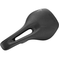 Ergon SR Pro Carbon Ergonomic Sieviešu šosejas velosipēda sēdeklis, melns