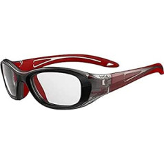 Bollé Kinder Coverage Sonnenbrille, Black/Red, Medium