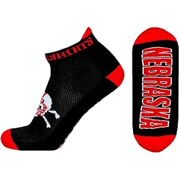 Donegal Bay NCAA Nebraska Cornhuskers Blackshirts Footie, sarkans, viens izmērs