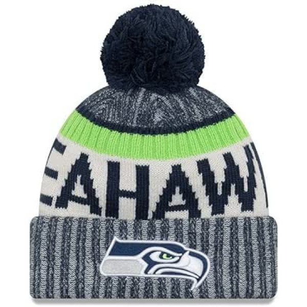 Jaunais laikmets — Sietlas Seahawks — Beanie — NFL sānu līnija 2017 — zila