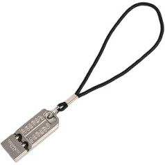 Folpus High Pitch Double Tubes Survival Keychain