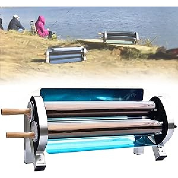 YILEFU Portable Solar Camping Grill Solar Stove Solar Oven Made of 304 Stainless Steel in Food Grade for Cooking in the Sun, for 2-3 People, Camping or Hiking, Family Party