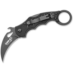 Unisex Fox Knives - kabatas nazis pieaugušajiem Karambit 599 XT, melns, 17,5 cm