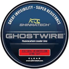 Ghostwire Shinratech Fluorocarbon Leader līnija — 20 lb 50 pēdu spole