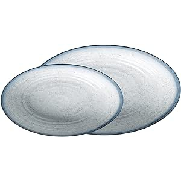 BRUNNER Serving Bord Tuscany Plate Grey