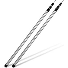 normani Telescopic Tent Pole 94-240 cm Aluminium - Ideal Tent or Tarps Accessories