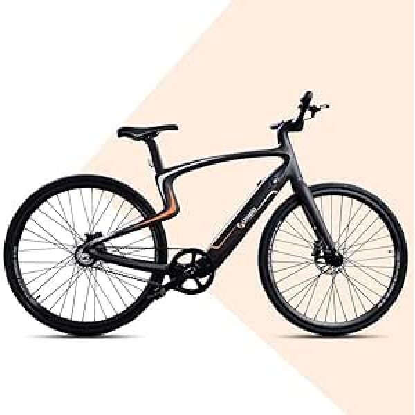 trends4cents Urtopia Smart Full Carbon E-Bike L izmērs Modelis Sirius (melns oranžs) 35 Nm Indikators Projekcija Pretaizdzīšanas Navigācijas lietotne Balss vadība AI Ultralight