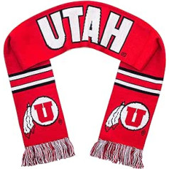 Tradīcijas šalles Utah Utes Scarf - University of Utah Knit Classic