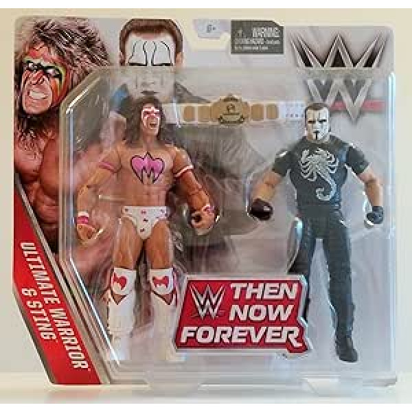 WWE, pamatsērija, 2016. gads, pēc tam uz visiem laikiem, Ultimate Warrior un Sting Action Figures by Mattel