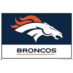 Trends International NFL Denver Broncos logotipa 21 sienas plakāts 14,5 x 22,5 collu Premium bez rāmja versija