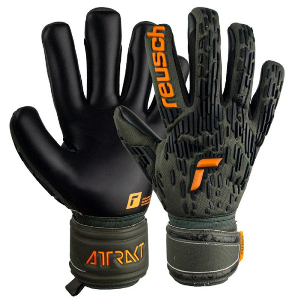 Reusch Attrakt Freegel Silver vārtsargu cimdi 53 70 035 5555 / 7,5