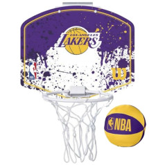 Mini Wilson NBA Team Los Angeles Lakers Mini Hoop basketbola aizmugure WTBA1302LAL / One size