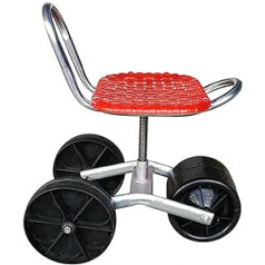 JYJYES sodo įrankių sukiojamoji sėdynė sodininkystei, vežimėlis sodo pagalbai sodo vežimėlis Mobilus sodo pagalbinis vežimėlis Besisukanti sodo kėdė