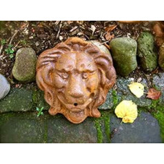 Antikas — ūdens izvads Lion Head Gargoyle Lion sienas strūklakas strūklakas piederumi, šķēps