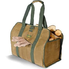 2 in 1 Firewood Carrier, Canvas Wood Carrier for Firewood, Firewood Carrier Carrier, Linen Wood Carrier for Firewood, Wood Carrier Firewood Holder, Firewood Carrier with Handles, Wood Carrier Carry