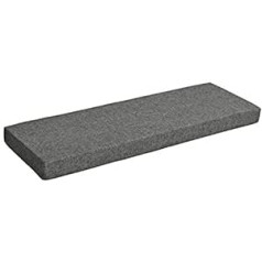 Suoliuko pagalvėlė su nuimamu užvalkalu, 5 cm storio, 80/100/120/140/160/180 cm neslystanti vidinė lauko terasa sodo medinė sofa (120x35 cm, tamsiai pilka)