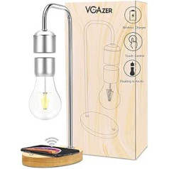 VGAzer Magnetic Frei schwebende drahtlose LED Glühbirne für Schreibtischlampe, Zimmer vai Büro Dekor, einzigartige Geschenke