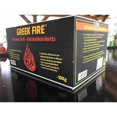 10 kg Greek Fire Profi-Holzkohlebriketts