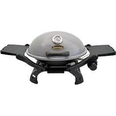 ACTIVA Barbecue Gas Table Barbecue Crosby Camping Barbecue Outdoor Table Grill 3.4 KW Burner, grey