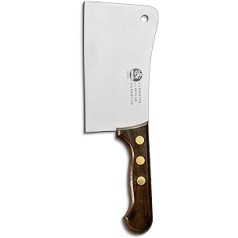 AUSONIA - 62360 Chopper with Blade Made of AISI 420 Stainless Steel and Wooden Handle Made of Palisane 16 cm, Weight 550 g