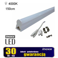 T5 LED linear fluorescent lamp 150cm 22w neutral 4000k surface-mounted lamp integrated with the fixture