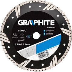 Graphite Dimanta disks 230 x 22,2 mm, turbo
