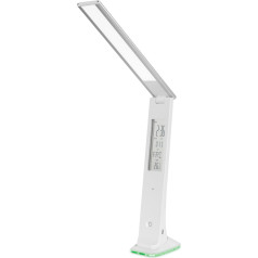 LED galda lampa ar displeju (laiks, temperatūra)