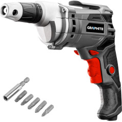 Graphite 520W mains drill/driver, speed 0-4200 min?1, suitcase