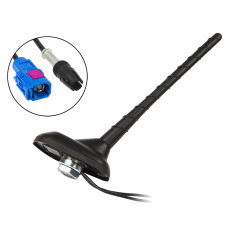 22-707# FM/GPS antenna VW Group Raku car mast 20 cm