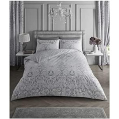 GAVENO CAVAILIA Antoinette Segas pārvalks Polycotton Grey King Size