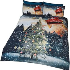 Rapport Home Northern Lights Bettwäsche-Set, Polyester-Baumwolle, Mehrfarbig, King Size