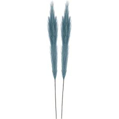 sourcing map Artificial Pampas Artificial Grass 43 Inch Tall Artificial Grass Decoration for Living Room Party Wall Vase Wedding Decoration Dark Blue 2 Pack