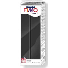 FIMO minkštas Großblock 350gr. Farbe schwarz