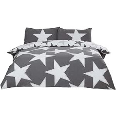 Rapport Home ALLSTA All Star Bettbezug, Polybaumwolle, grau, King Size