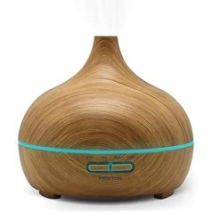 PRIXTON - Hidra H5W Humidifier - Aroma Diffuser - Air Freshener - Valid for Aromatherapy - 300ml Container - LED Night Light - Timer 1-3-6 Hours