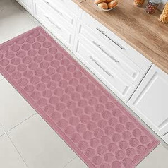 Boho Home Neslīdošs vannas paklājiņš Pink Dots Design Vannas paklājiņš Kokvilnas Vannas istabas Paklājs Duša Vannas istaba Virtuve Guļamistaba 80 x 150 cm