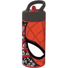 STOR polipropilēna rotaļu laukuma pudele 410 ml Spiderman Urban Web