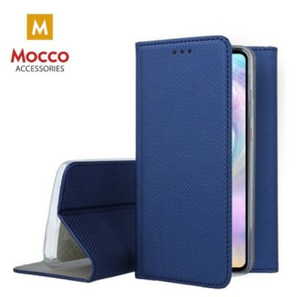 Mocco Smart Magnet Book Case Grāmatveida Maks Telefonam Xiaomi Redmi Note 7 / Note 7 Pro Zils