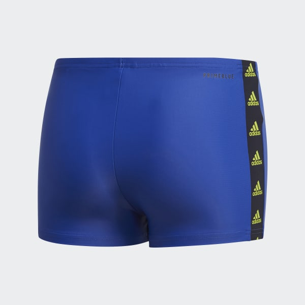 Zēnu bokseršorti Tape Swim Briefs Adidas (royal blue/legend ink/semi solar lime) 158 cm