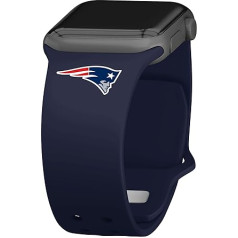 Spēles laiks New England Patriots Silikona sporta pulksteņa siksniņa, kas ir saderīga ar Apple Watch