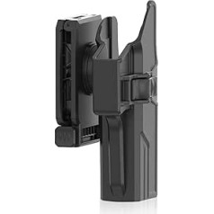 efluky Glock Holster pistoles jostas maciņš Fit Glock 17 22 31 (Gen1-5), 360° josta