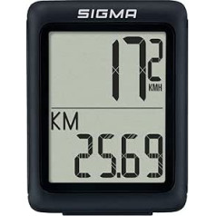 SIGMA SPORT BC 5.0 velodators ar daudzām funkcijām iesācēju velodators, viegli lietojams ar lielām pogām un skaidru displeju